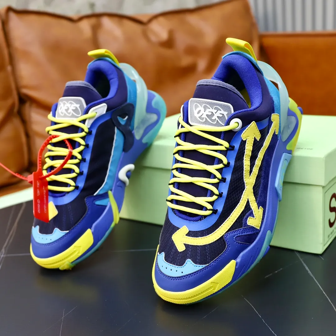 Men's shoes: 330💶[off-white]👫 Original one-to-one replica, high-end quality🥳The latest model has not been listed on the official website yet, the top version. Fabric: Imported open-edge beaded laminated leather Lining: Imported breathable mesh Outsole: Original foam soft, light and wear-resistant Imported TPU combination sole Male 38-44 (customized at 45)